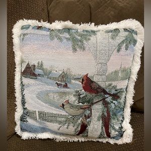 Winter Decorative Pillow Decor Mohawk Made in USA